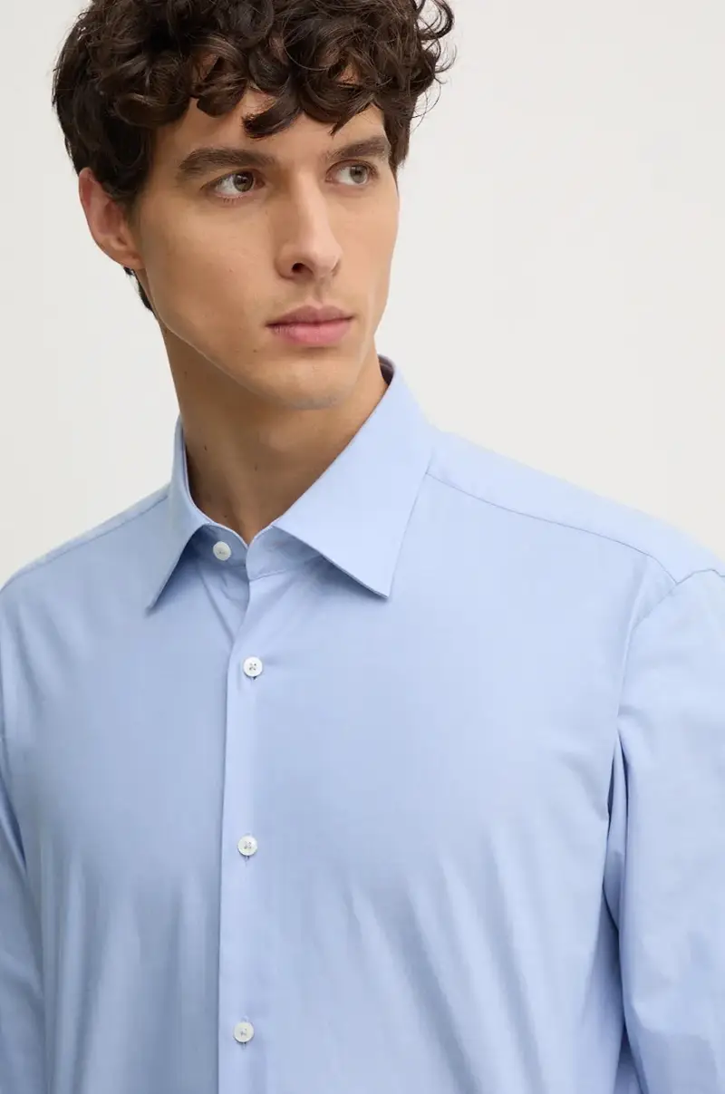 camicia uomo colore blu 50527242 miniatura 4