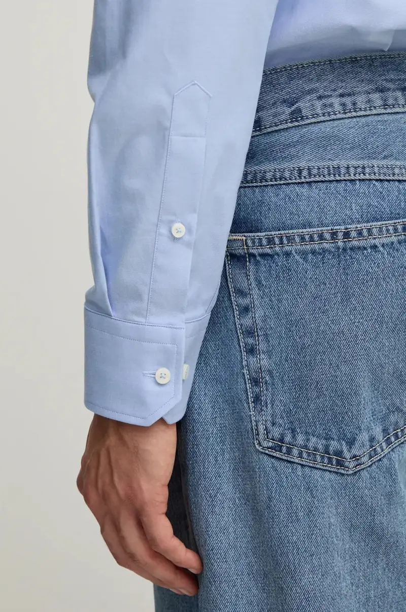 camicia uomo colore blu 50527242 miniatura 5