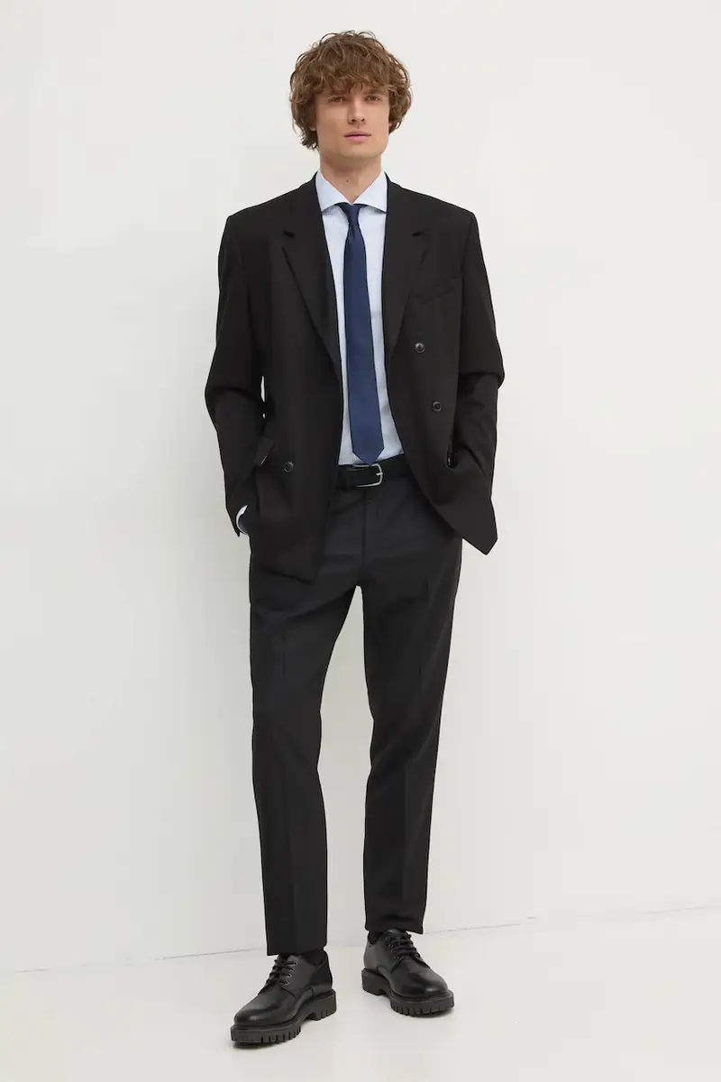 camicia uomo colore blu 50533433 miniatura 3