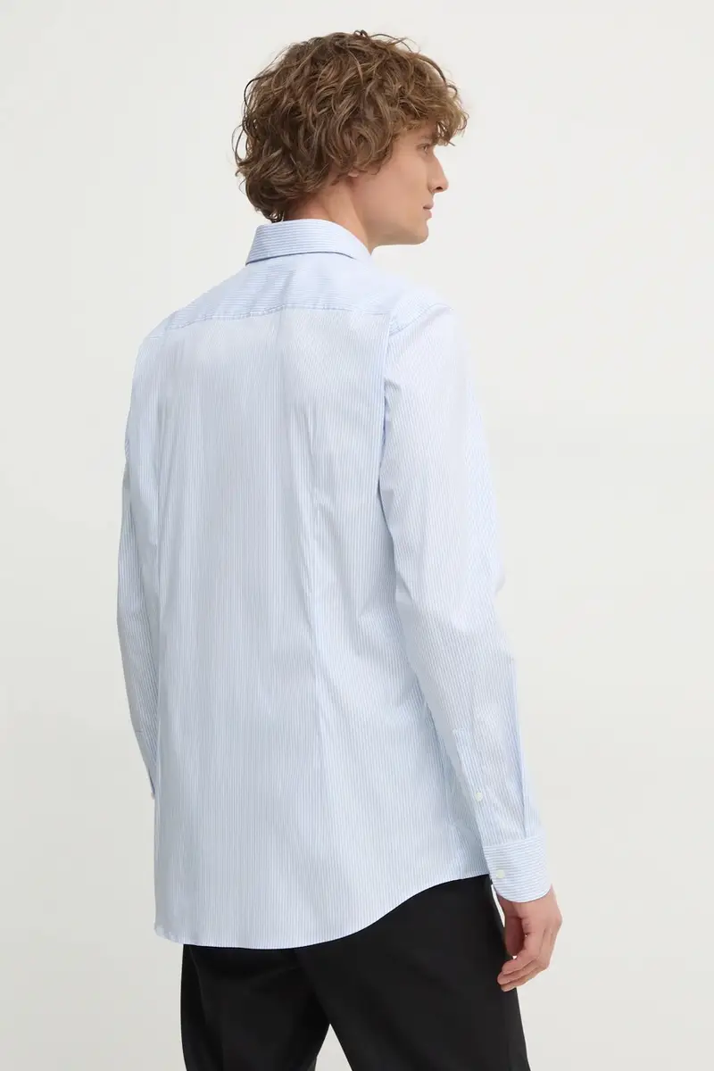 camicia uomo colore blu 50533433 miniatura 4