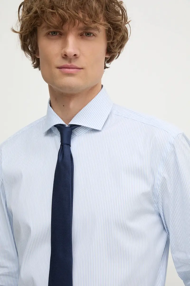 camicia uomo colore blu 50533433 miniatura 5