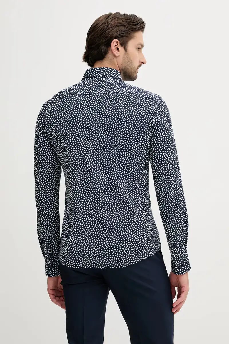 camicia uomo colore blu 50545251 miniatura 3