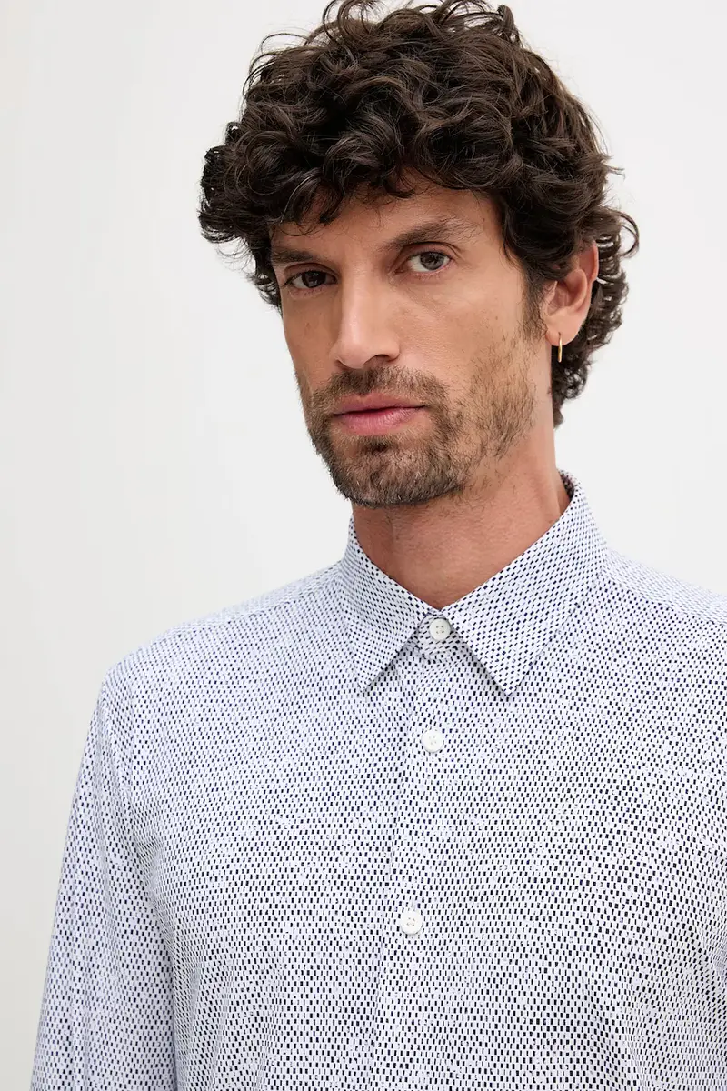 camicia uomo colore blu 50545269 miniatura 4