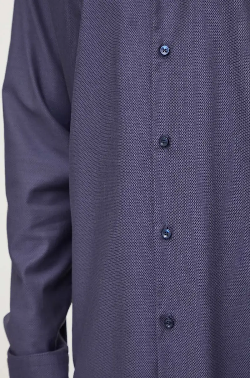 camicia uomo colore blu navy 50489830 Violetto miniatura 5