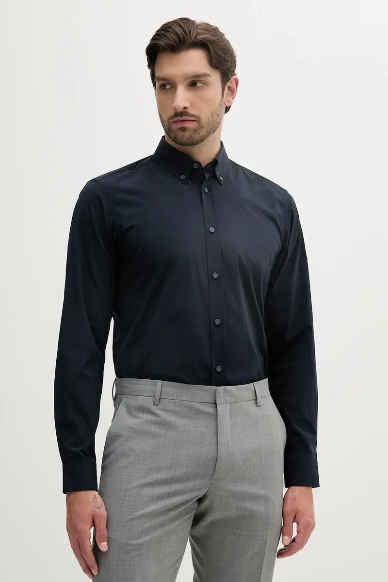 camicia uomo colore blu navy 50539917