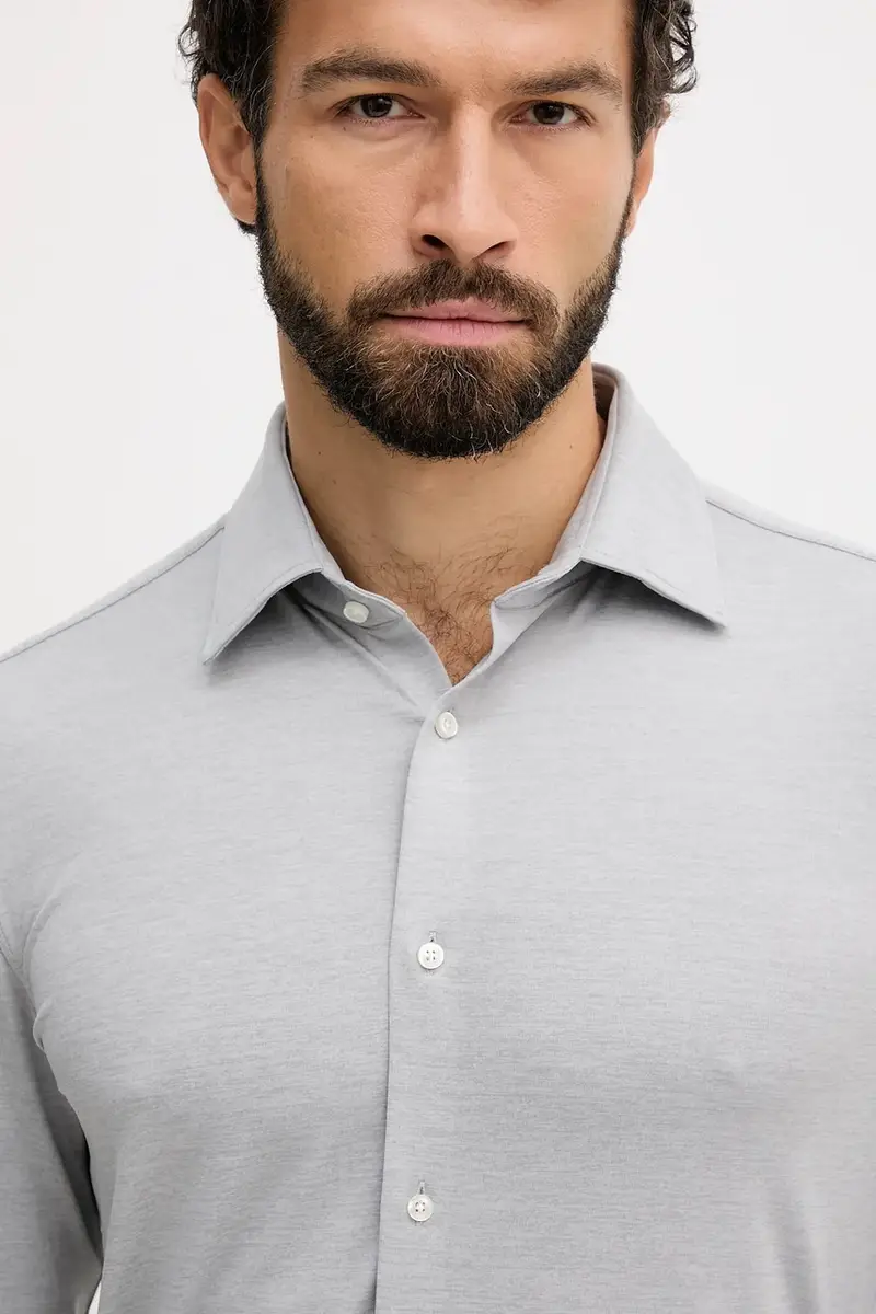camicia uomo colore grigio 50550563 miniatura 4