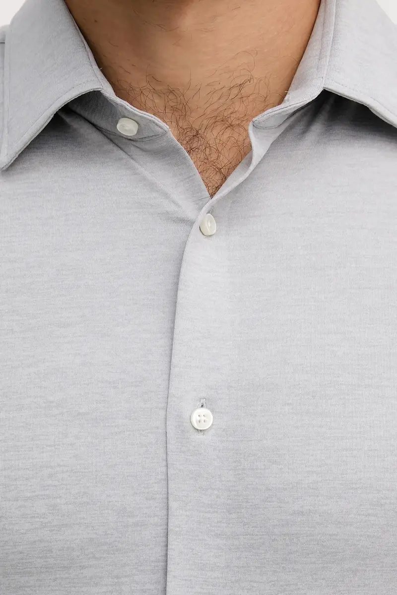 camicia uomo colore grigio 50550563 miniatura 5