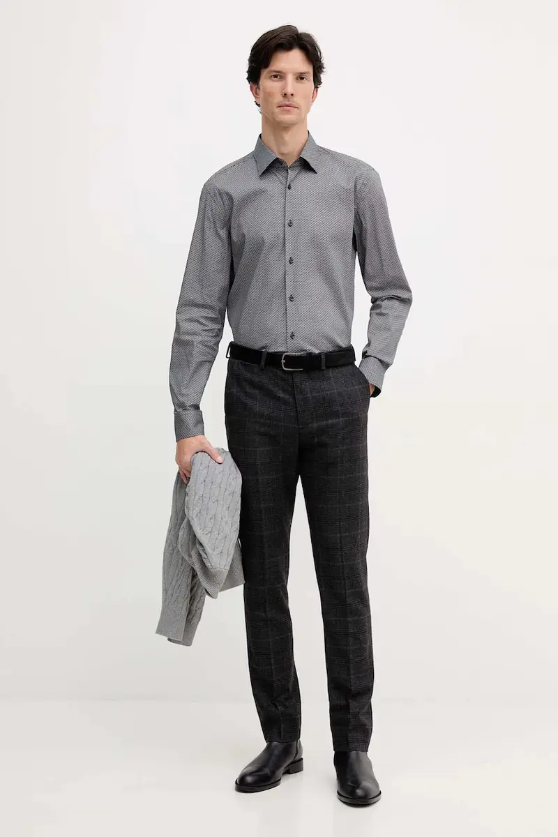 camicia uomo colore nero 50551363 miniatura 2