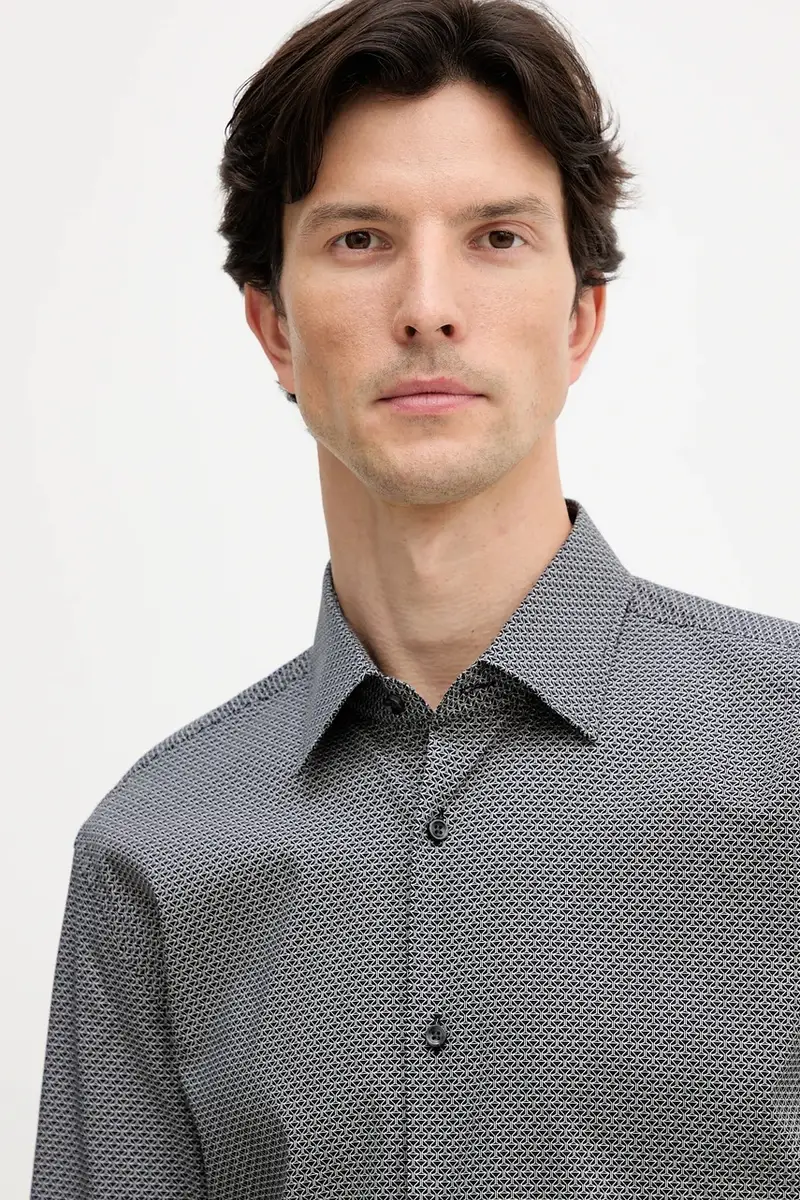 camicia uomo colore nero 50551363 miniatura 4