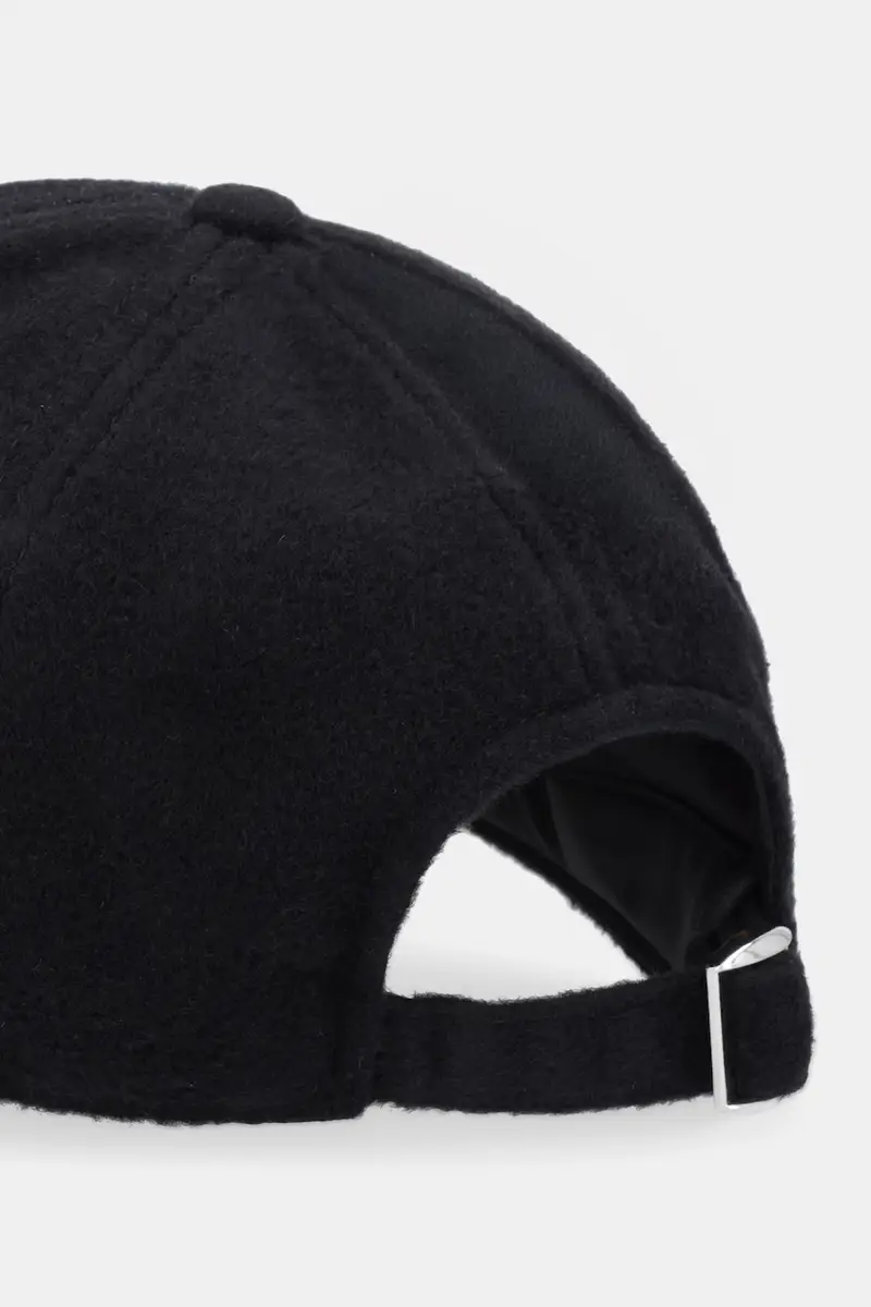 cappello da baseball con lana colore nero 50550609 miniatura 3