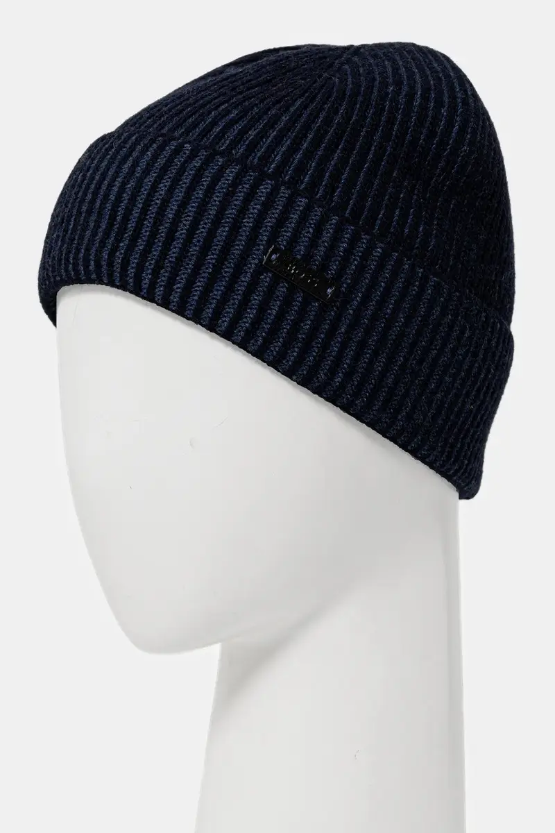 cappello e sciarpa con aggiunta di lana colore nero 50522439 Blu navy miniatura 3