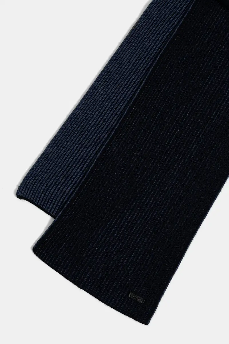 cappello e sciarpa con aggiunta di lana colore nero 50522439 Blu navy miniatura 5