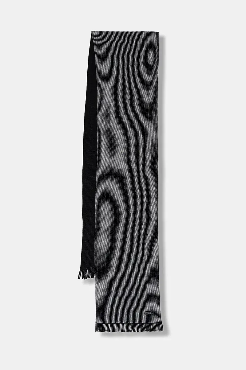 cappello e sciarpa con lana Hernesto_SET colore nero 50548858 miniatura 3