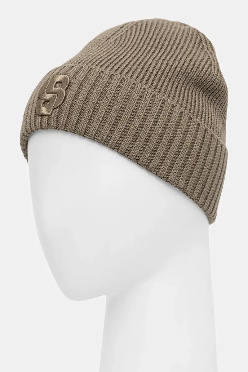 cappello in lana colore marrone 50522444 Verde miniatura 2