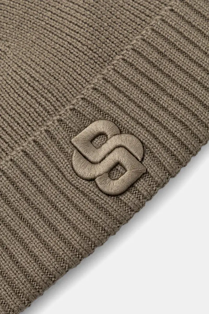 cappello in lana colore marrone 50522444 Verde miniatura 3