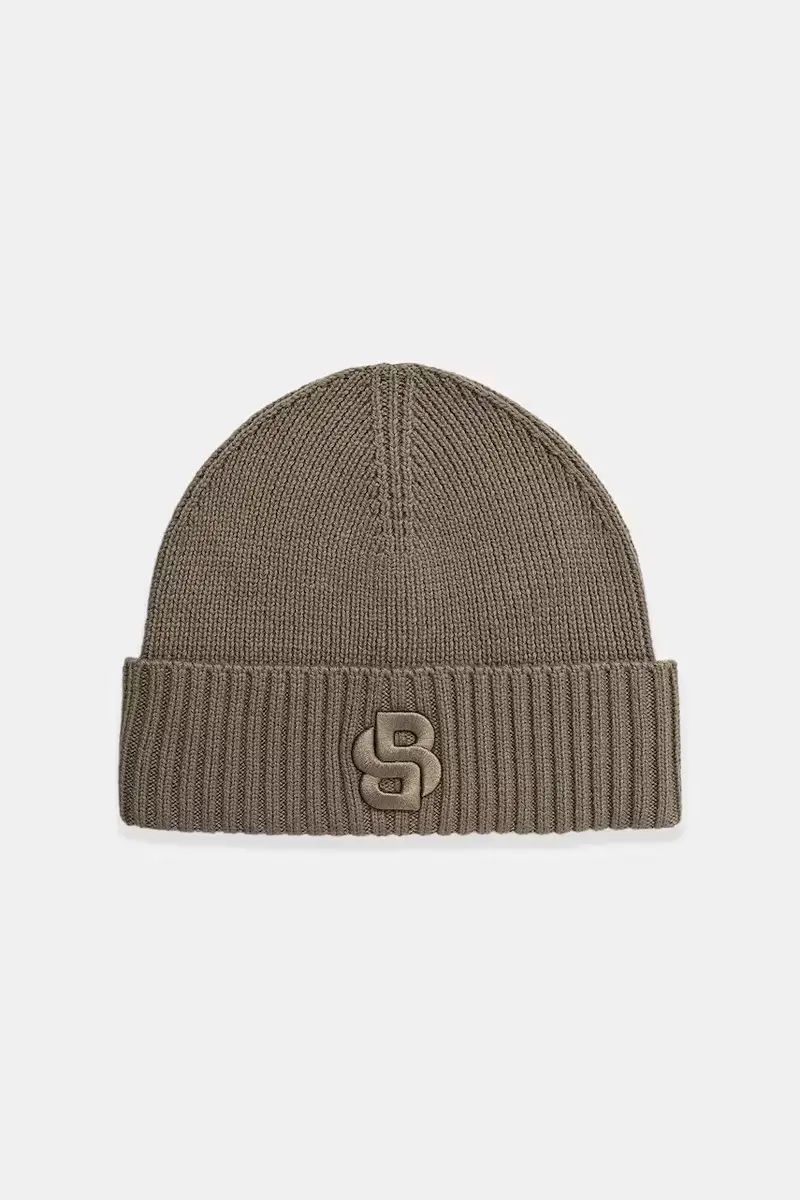 cappello in lana colore marrone 50522444 Verde