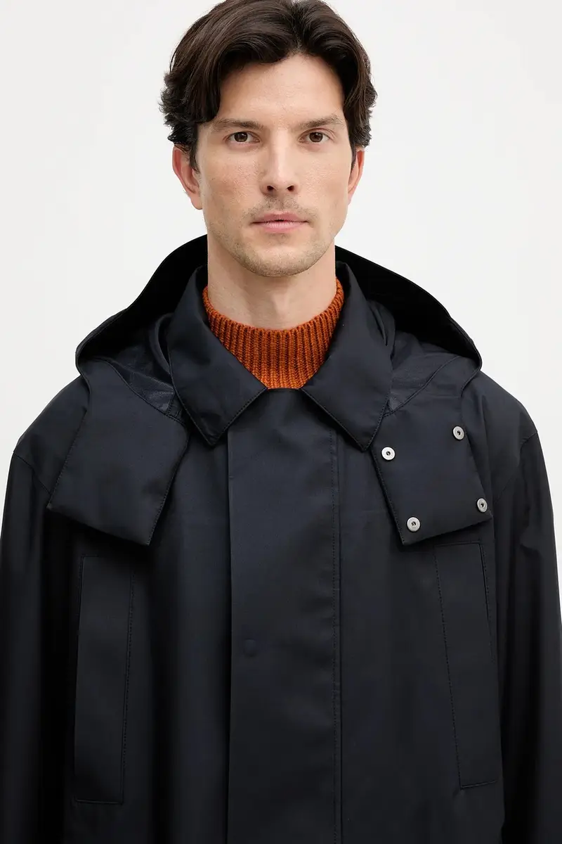 cappotto BECKHAM X BOSS colore nero 50553094 miniatura 5