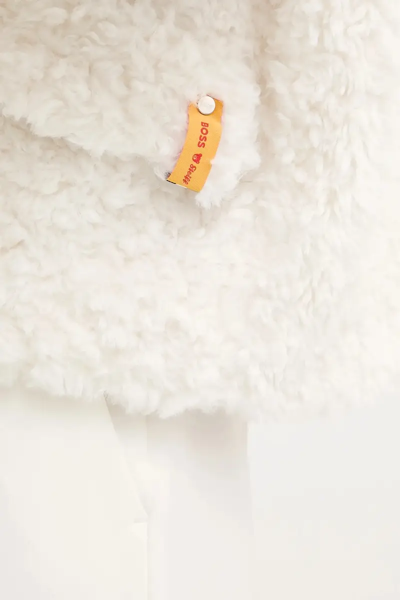 cappotto con aggiunta di lana colore bianco 50550632 miniatura 5