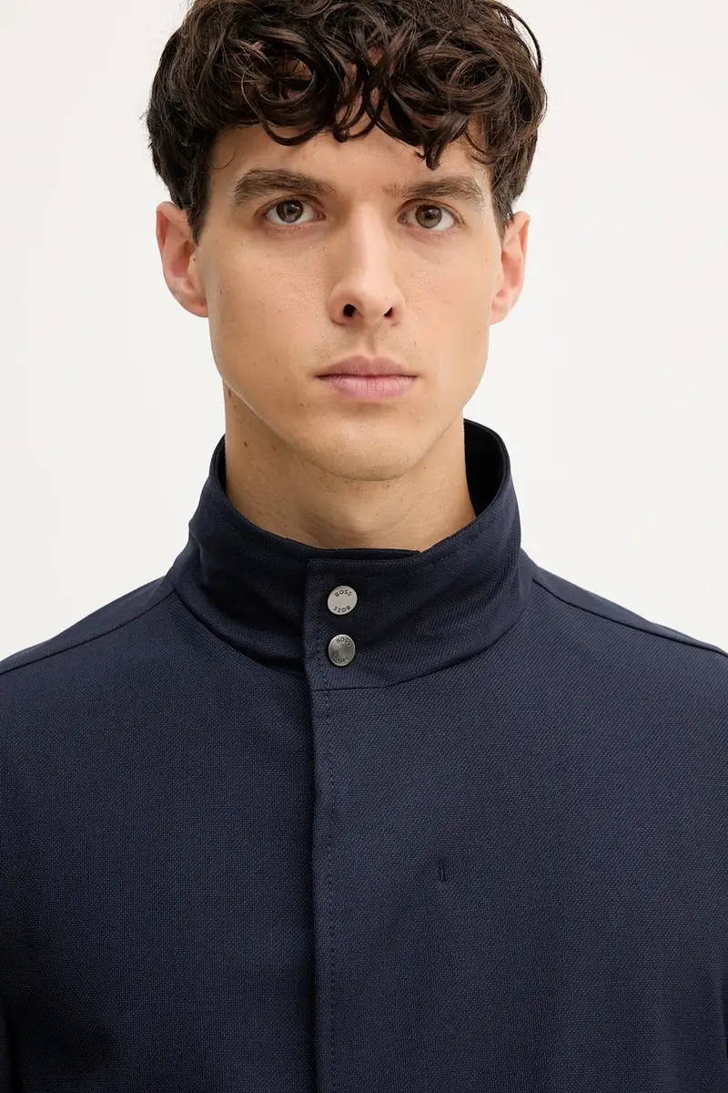 cappotto con aggiunta di lana colore blu navy 50546964 miniatura 4