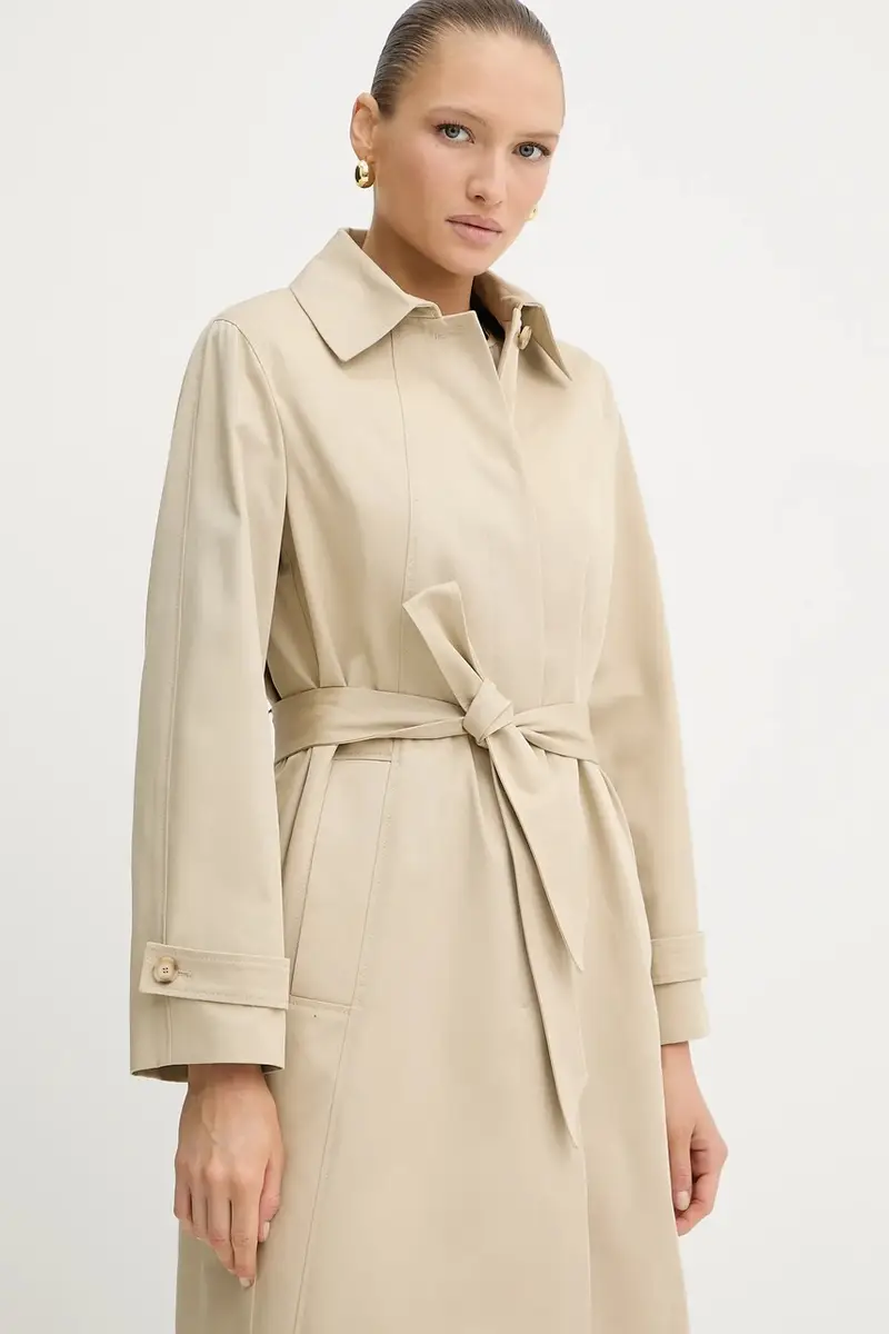 cappotto donna colore beige 50543189 miniatura 4