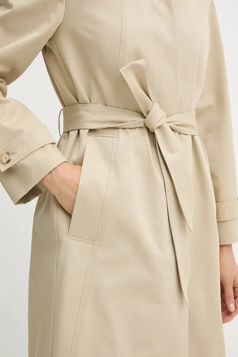 cappotto donna colore beige 50543189 miniatura 5