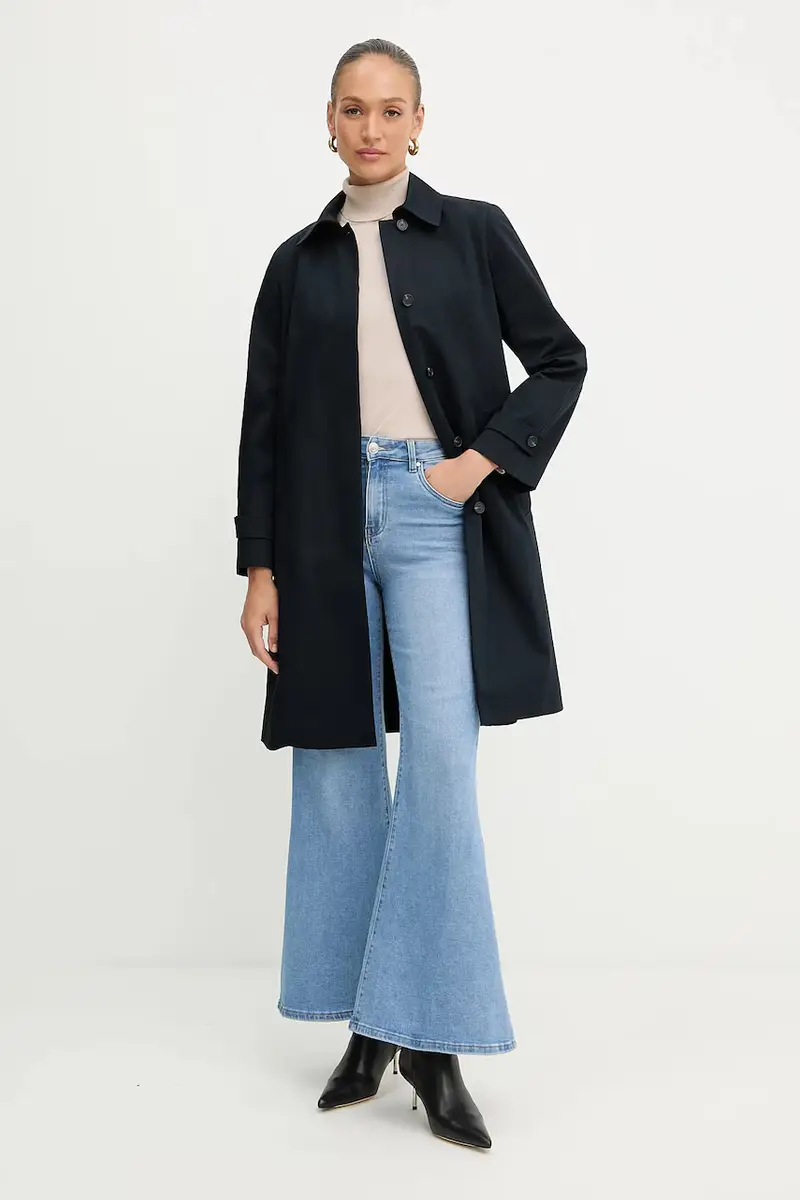 cappotto donna colore blu navy 50543189