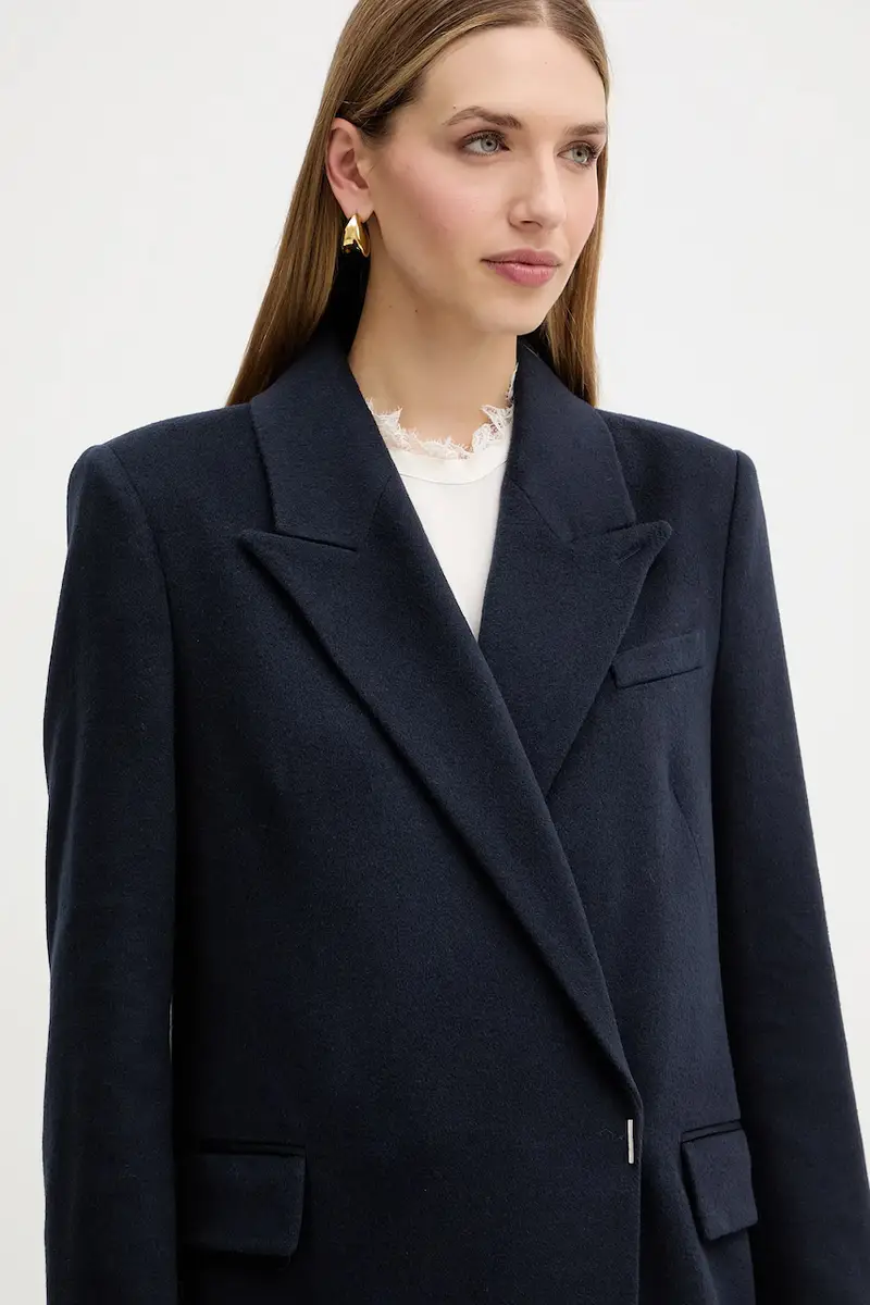 cappotto in cashemire Callafy colore blu navy 50548726 miniatura 4