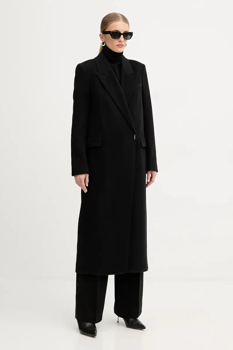 cappotto in cashemire colore nero 50548726 miniatura 2