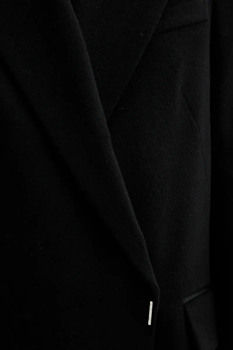 cappotto in cashemire colore nero 50548726 miniatura 5