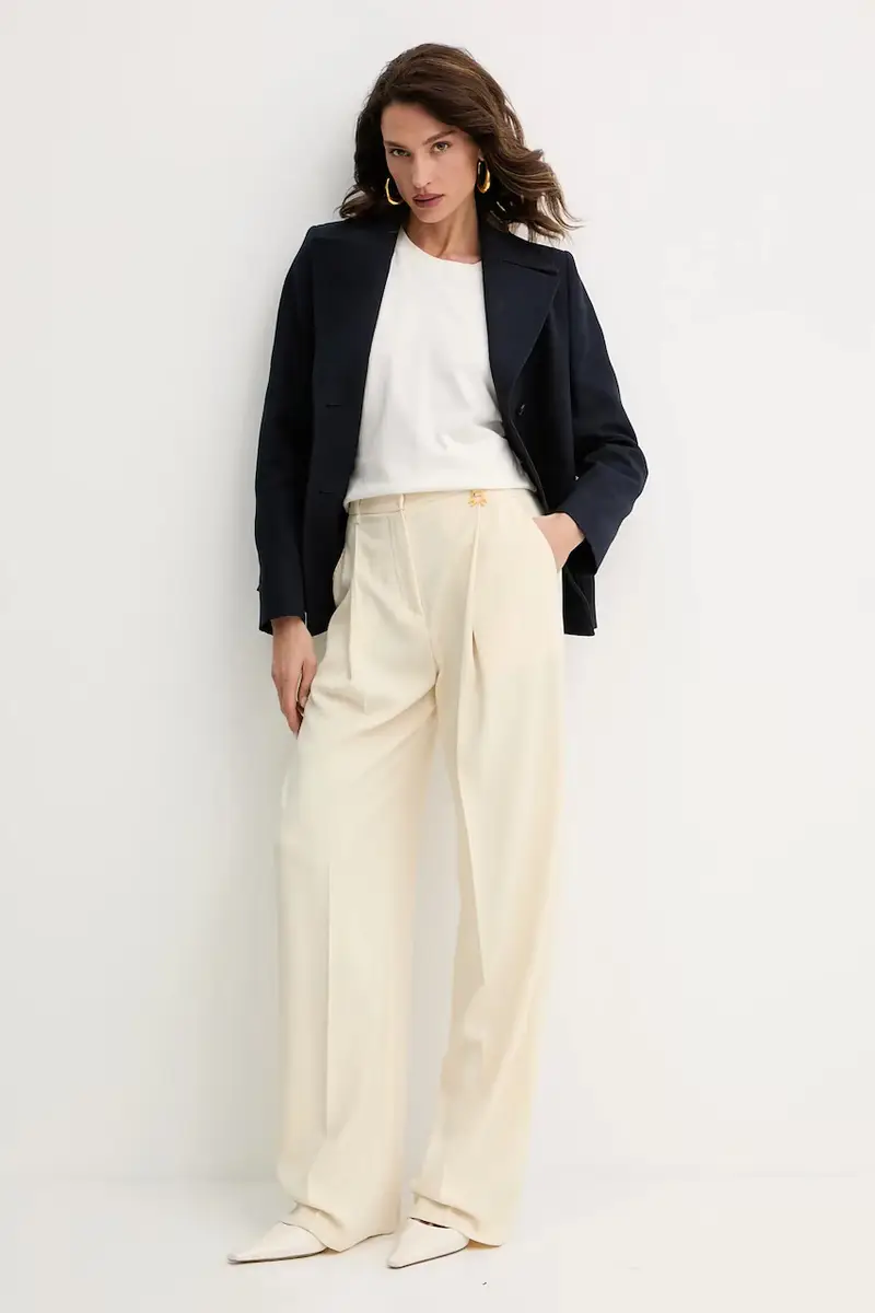 cappotto in cotone donna colore blu navy 50541523 miniatura 2