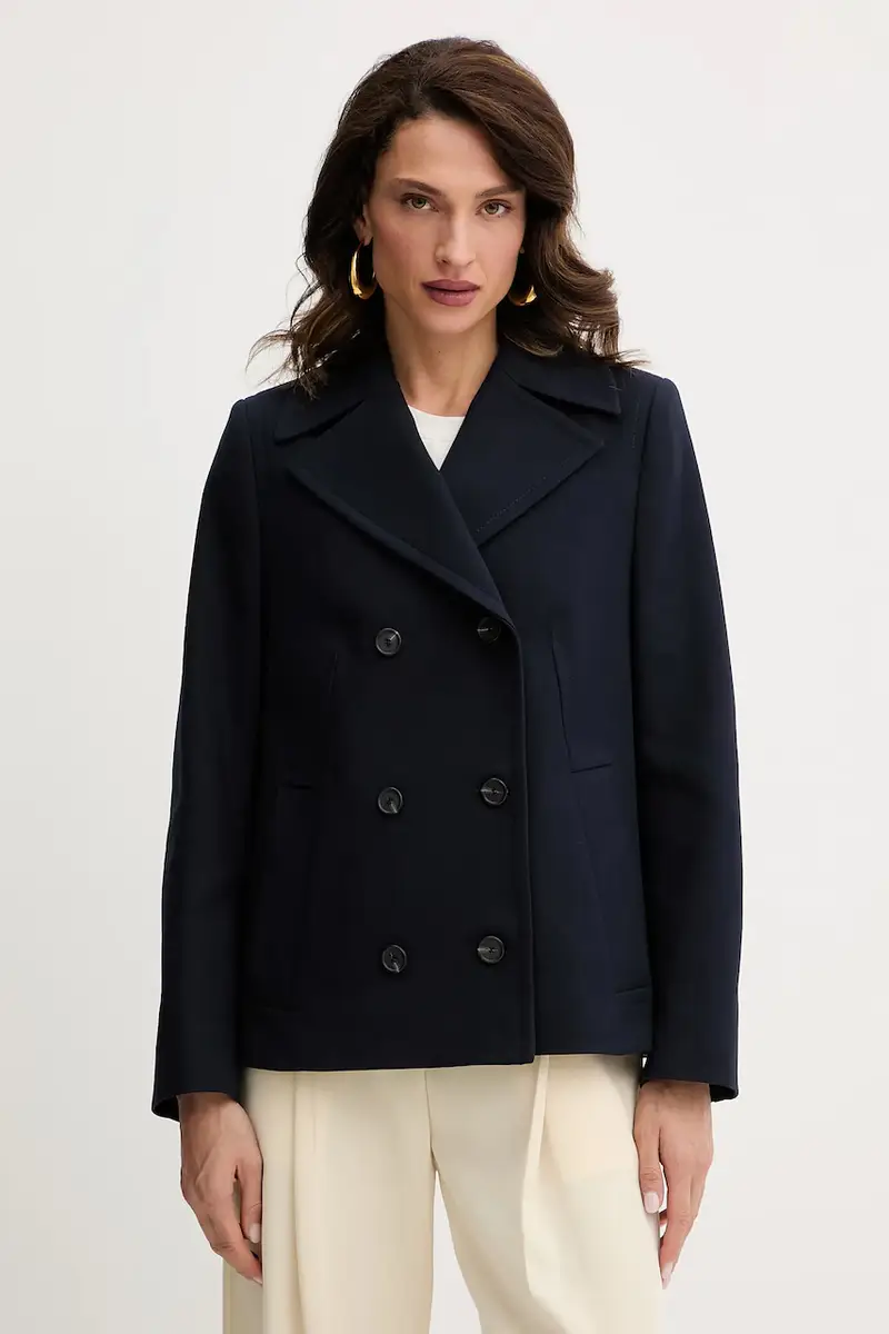 cappotto in cotone donna colore blu navy 50541523