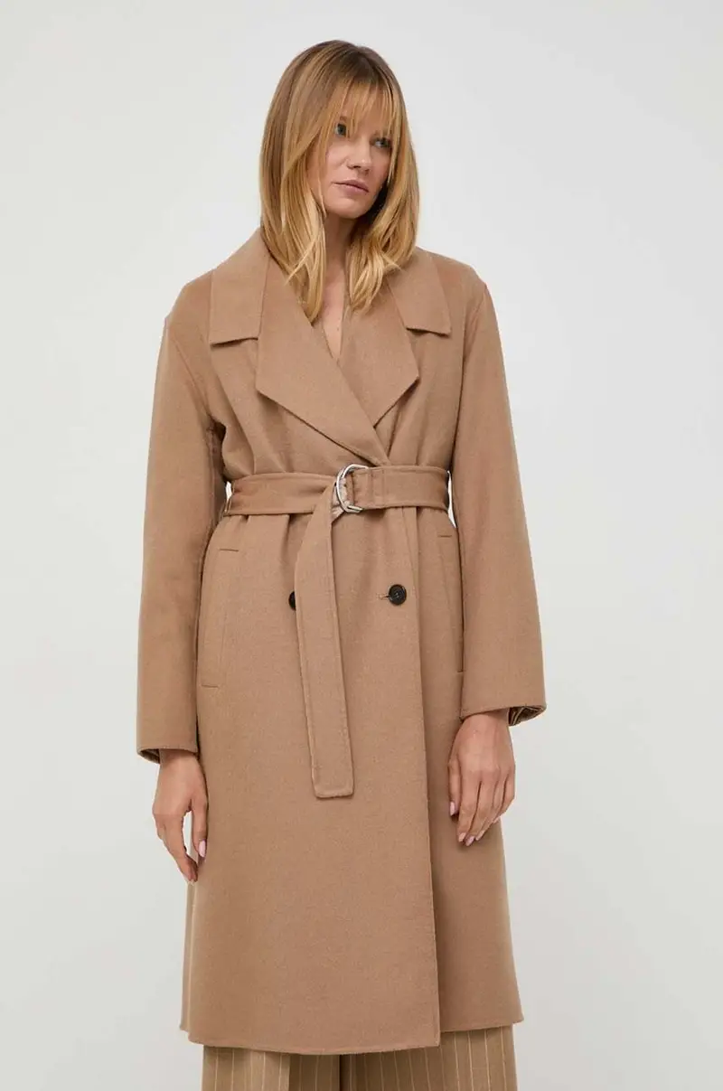 cappotto in lana Beige