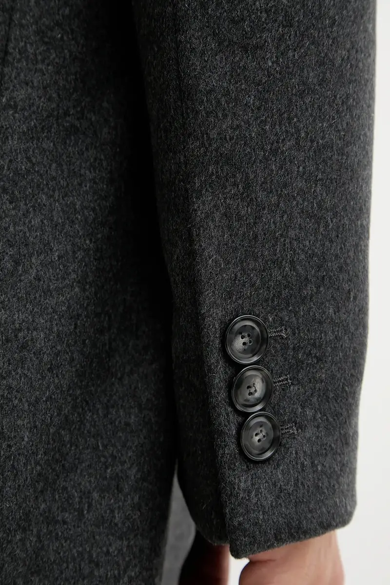 cappotto in lana colore grigio 50549187 miniatura 5