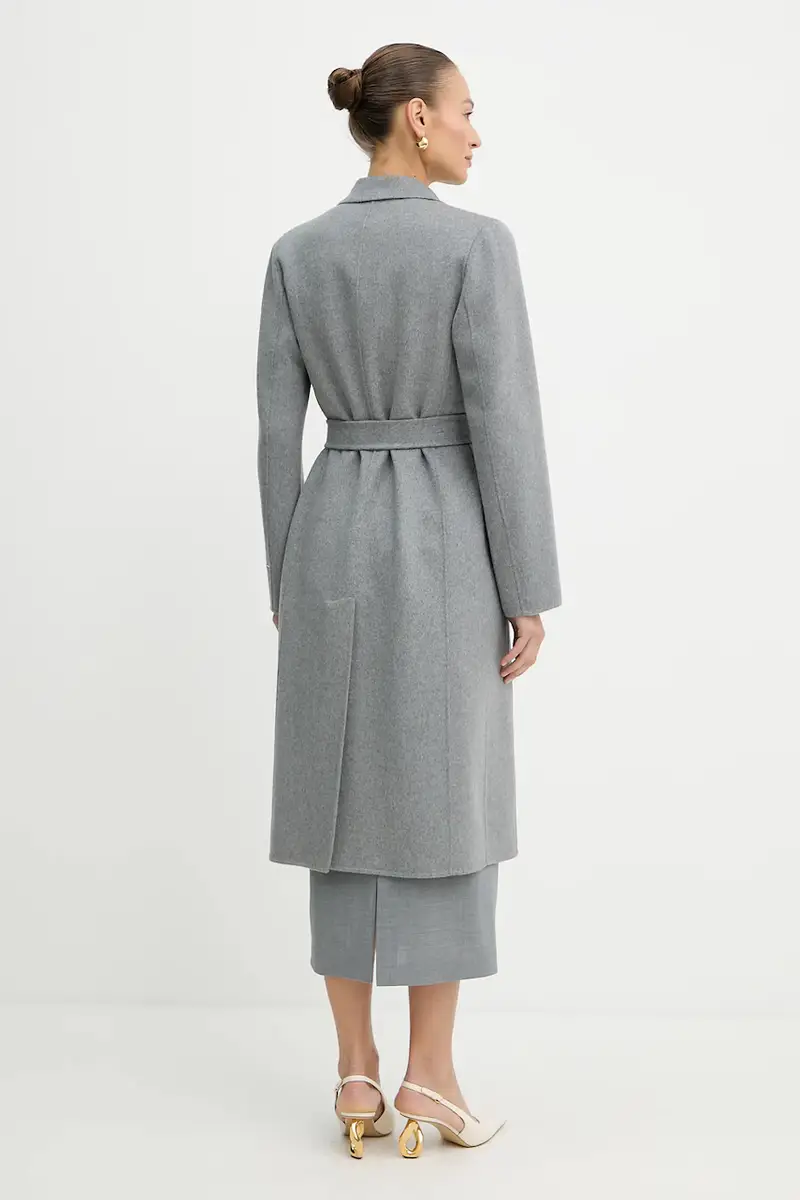 cappotto in lana donna colore grigio 50541513 miniatura 3