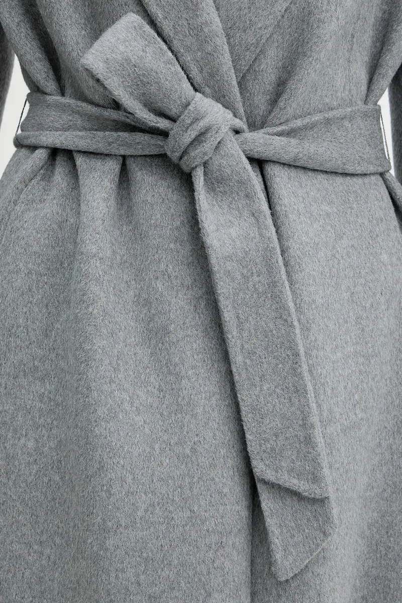 cappotto in lana donna colore grigio 50541513 miniatura 5