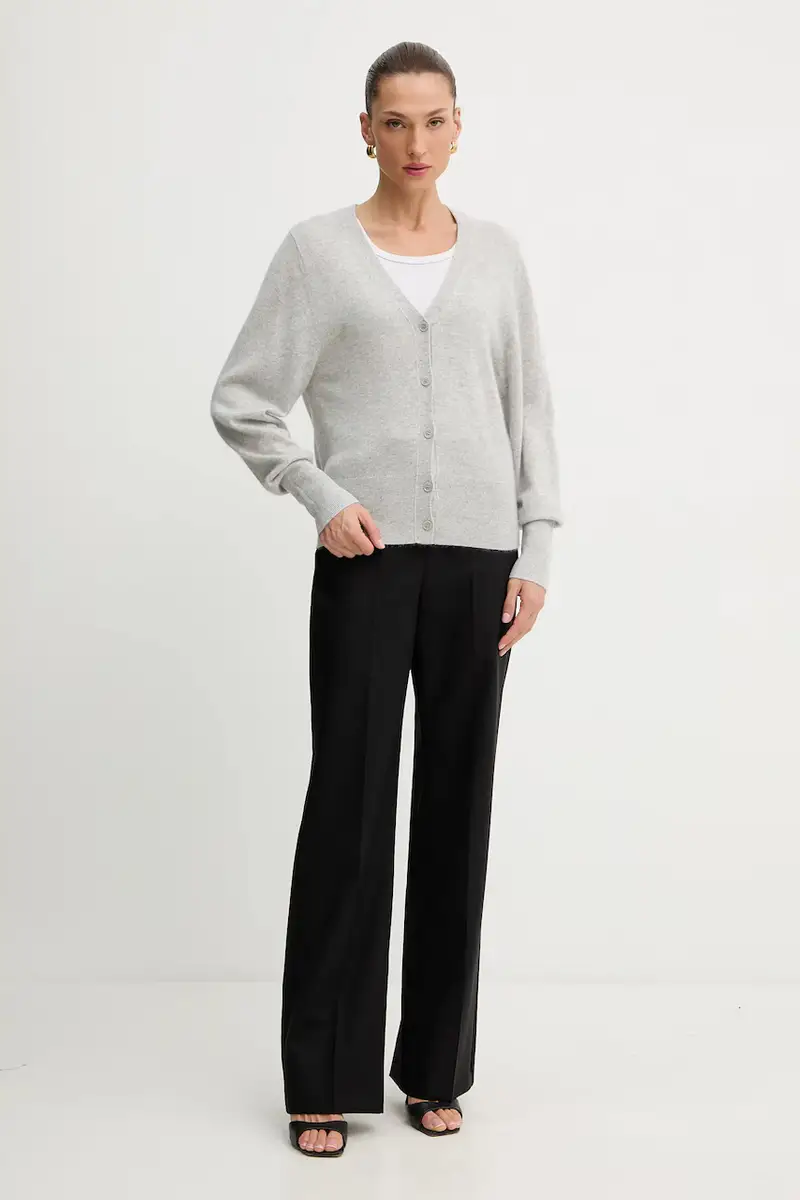 Boss Cardigan Donna Grigio 3770453 miniatura 2