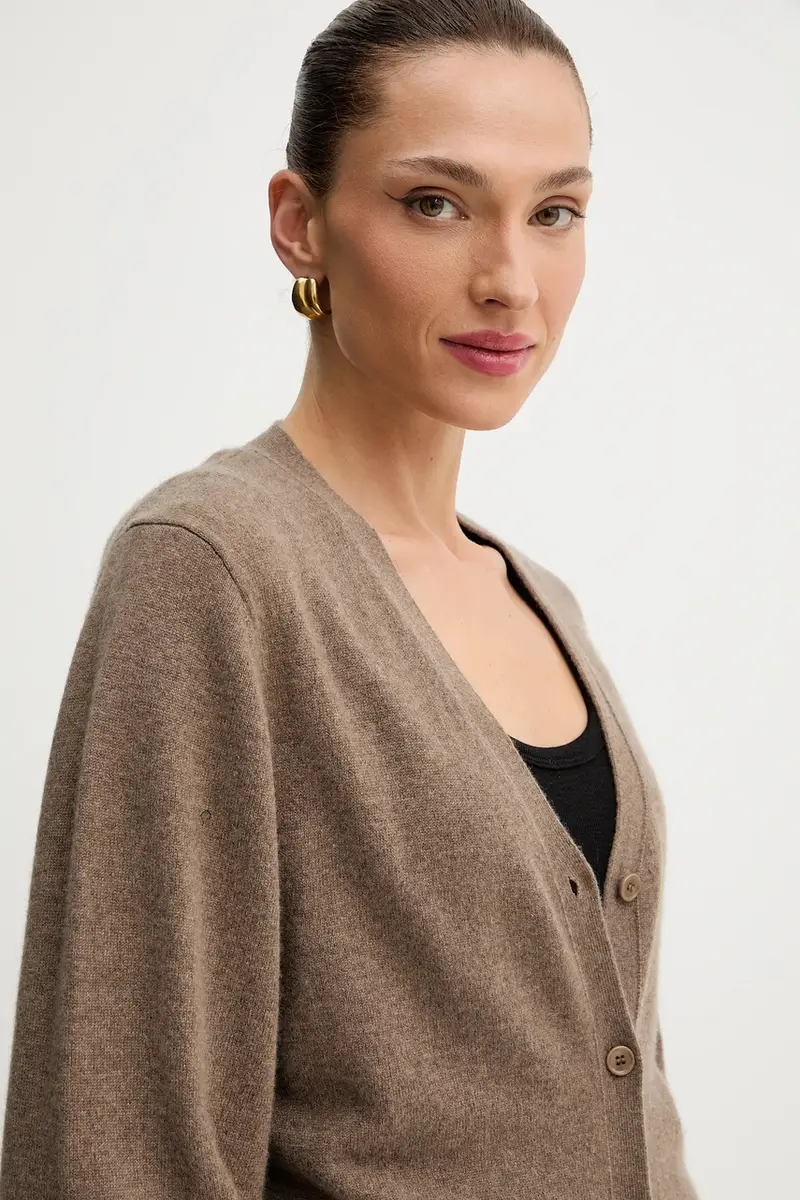 Boss Cardigan Donna Marrone 3772311 miniatura 4