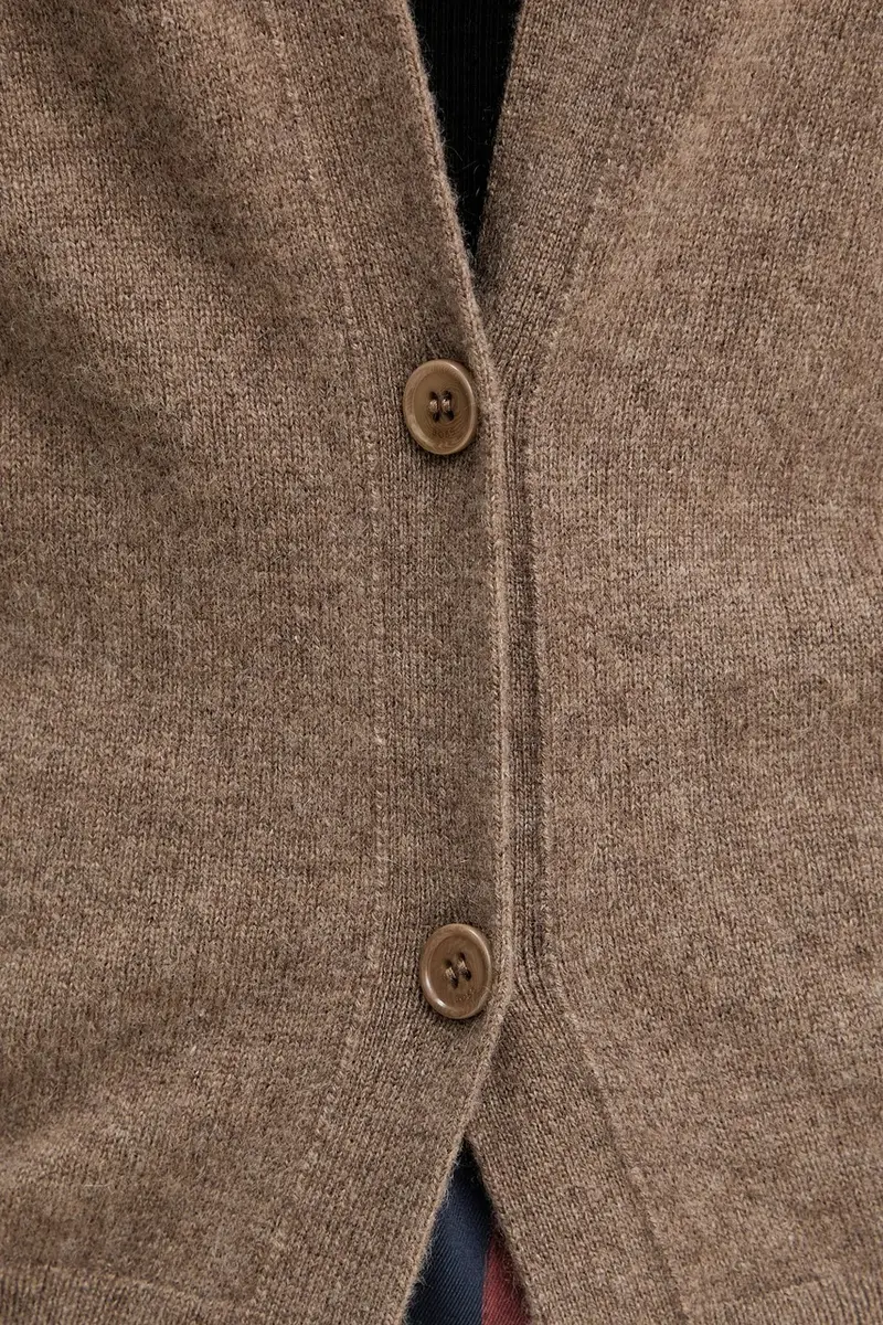 Boss Cardigan Donna Marrone 3772311 miniatura 5