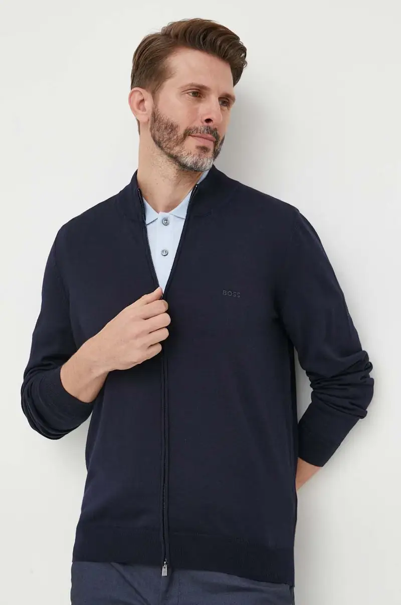 Boss Cardigan Blu 3133071