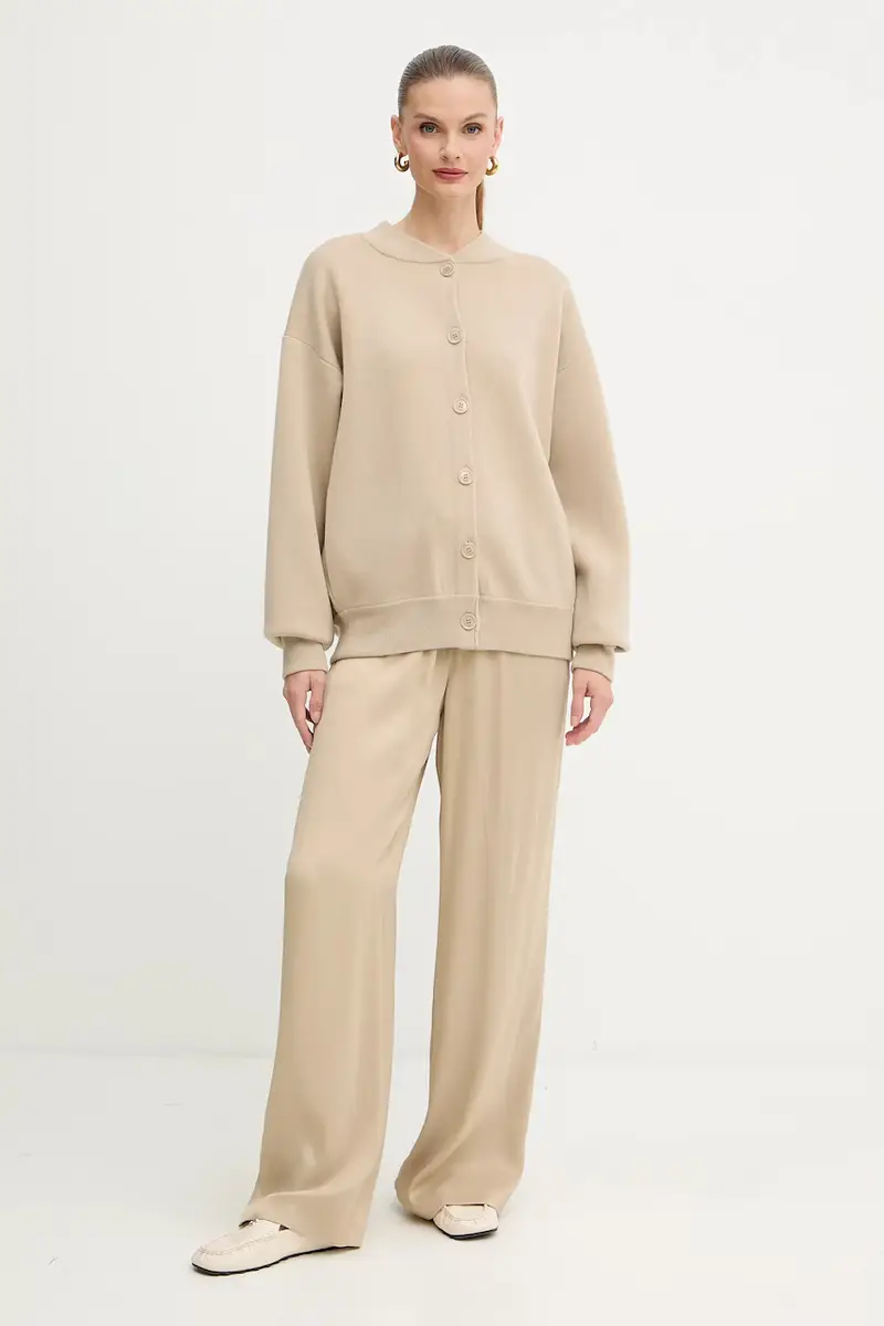 Boss Cardigan Donna Beige 3573953 miniatura 2