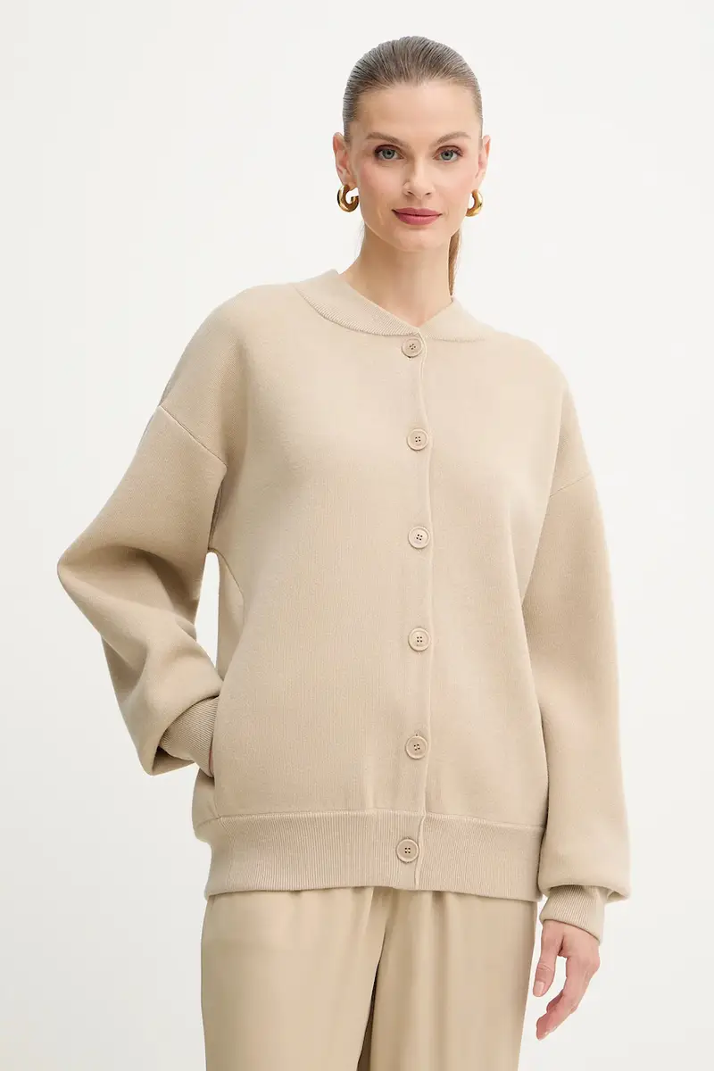 Boss Cardigan Donna Beige 3573953