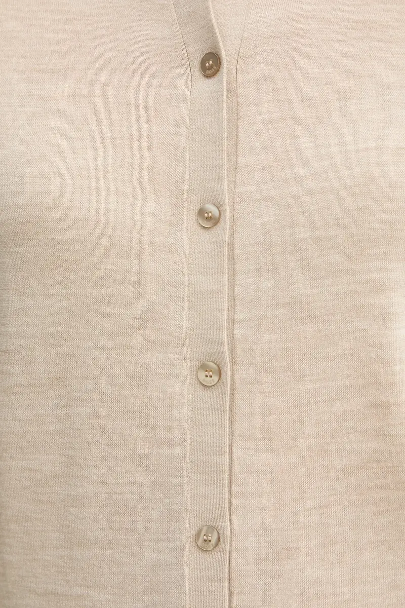 Boss Cardigan Donna Beige 3574755 miniatura 5