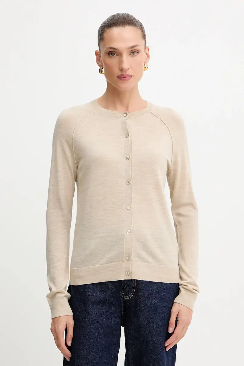 Boss Cardigan Donna Beige 3574755
