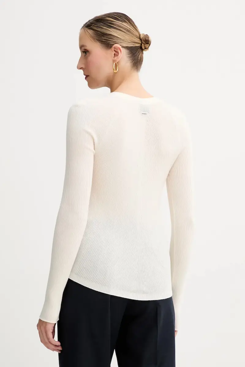 Boss Cardigan Donna Beige 3572875 miniatura 3