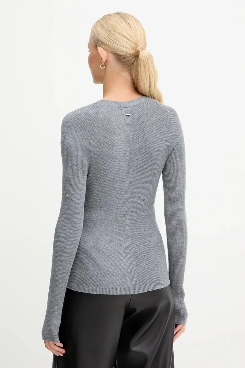 Boss Cardigan Donna Grigio 3610516 miniatura 3