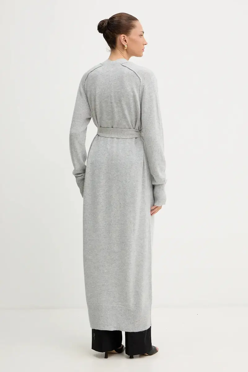 Boss Cardigan Donna Grigio 3770483 miniatura 3