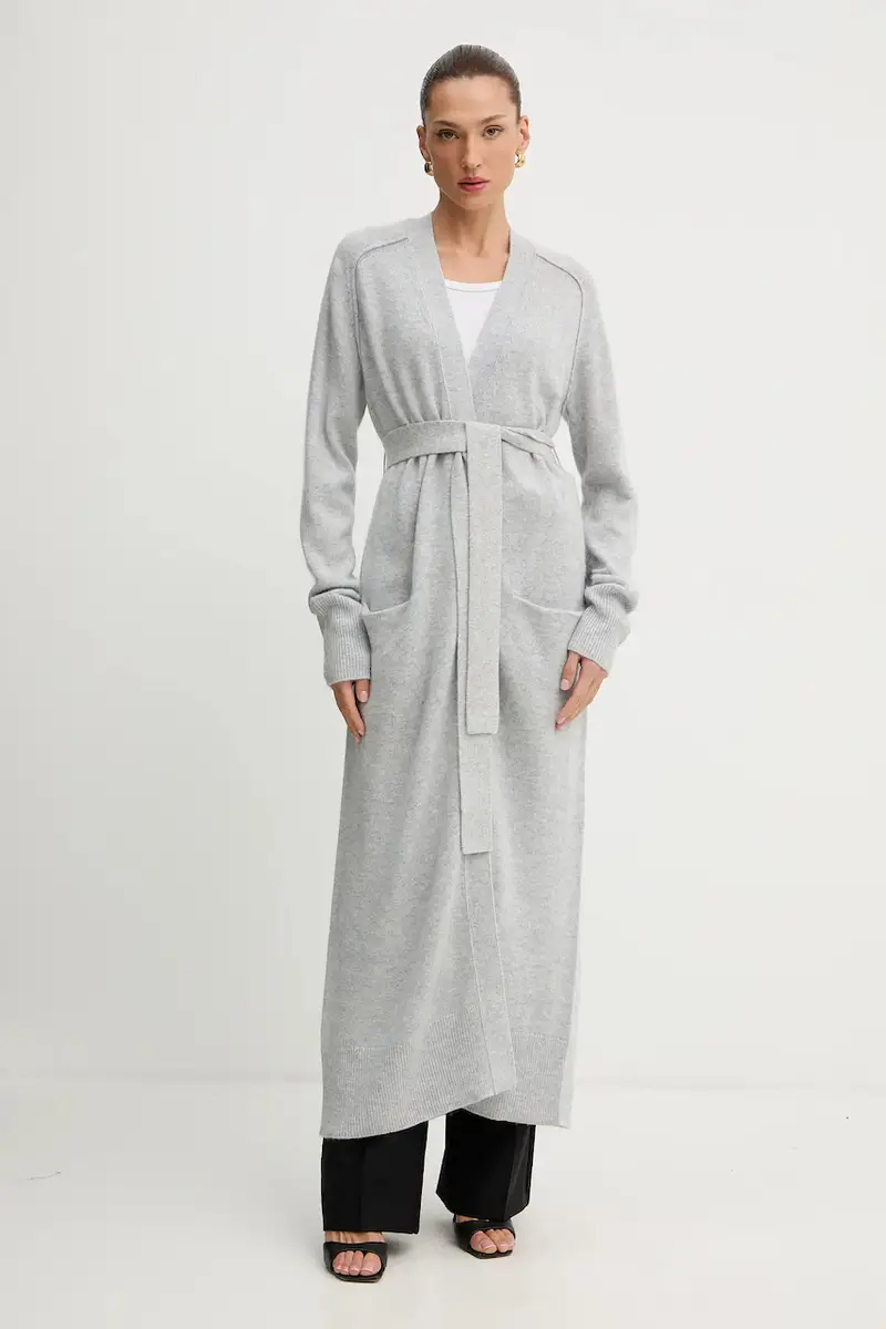 Boss Cardigan Donna Grigio 3770483