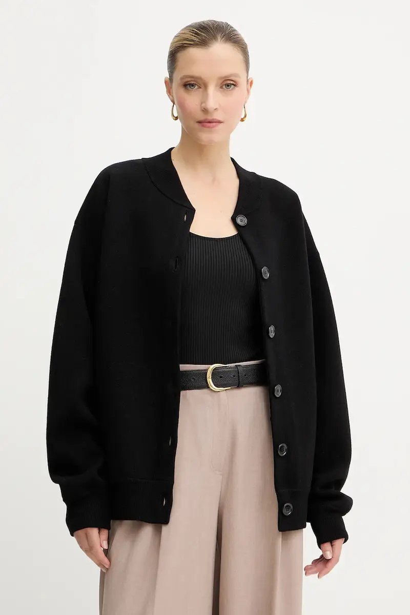 Boss Cardigan Donna Nero 3646282