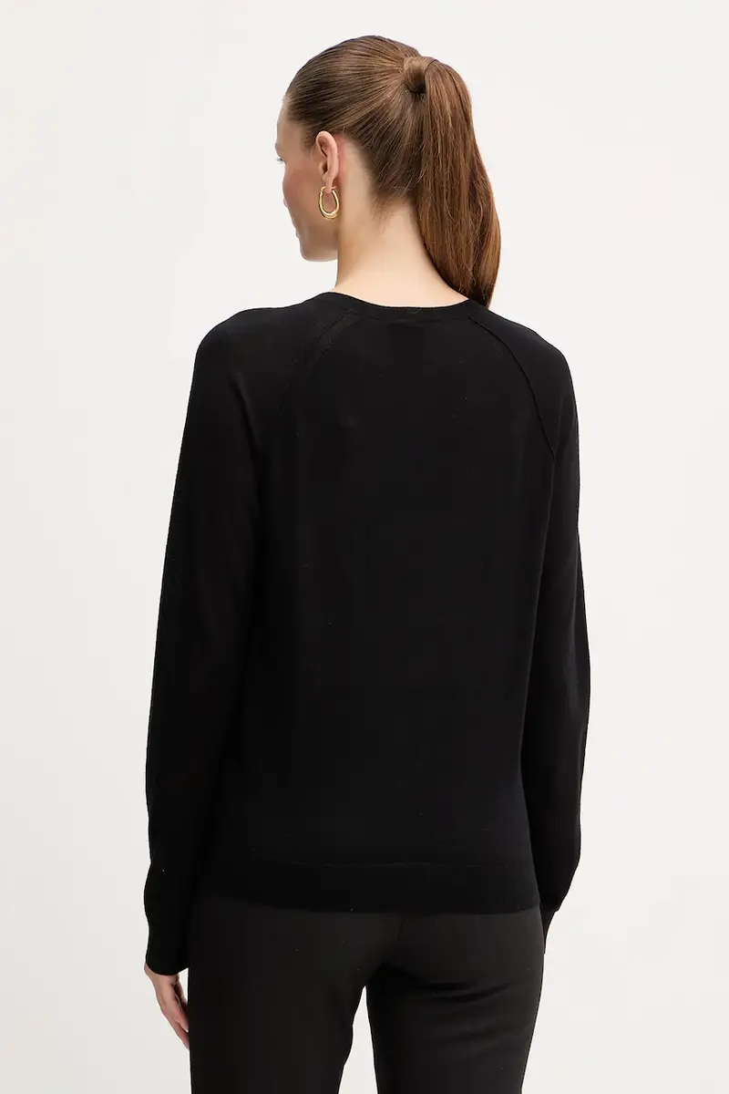 Boss Cardigan Donna Nero 3648371 miniatura 3