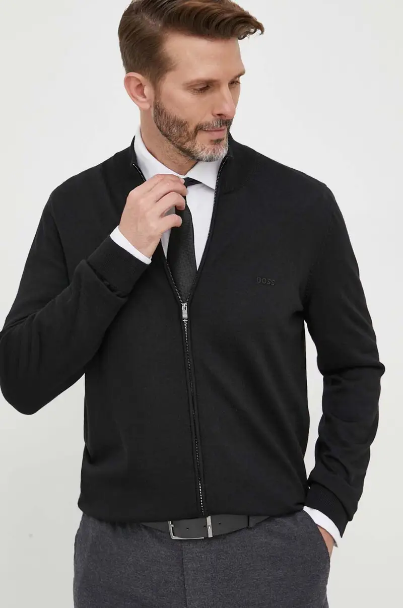 Boss Cardigan Nero 3426545